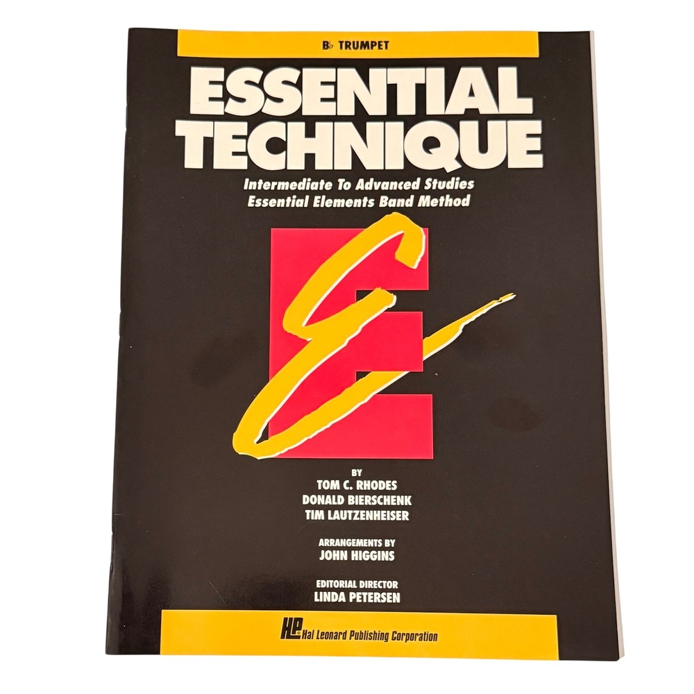Essential Technique Bb Trumpet Intermediate Advanced Studies Hal Leonard Book